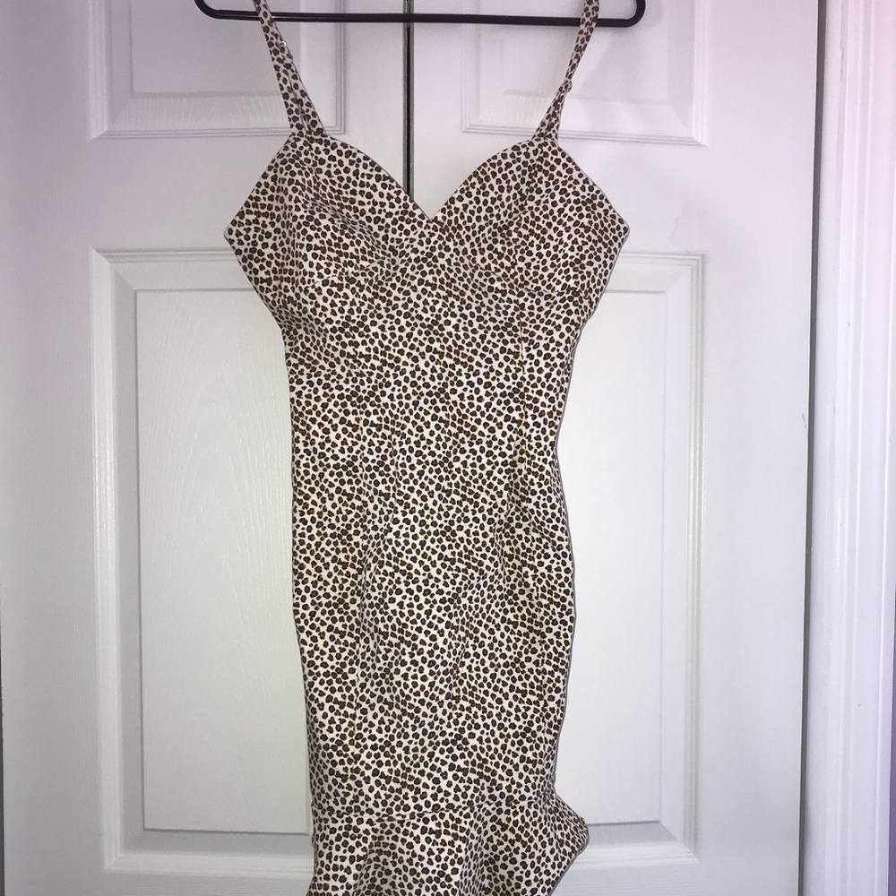 Leopard print dress